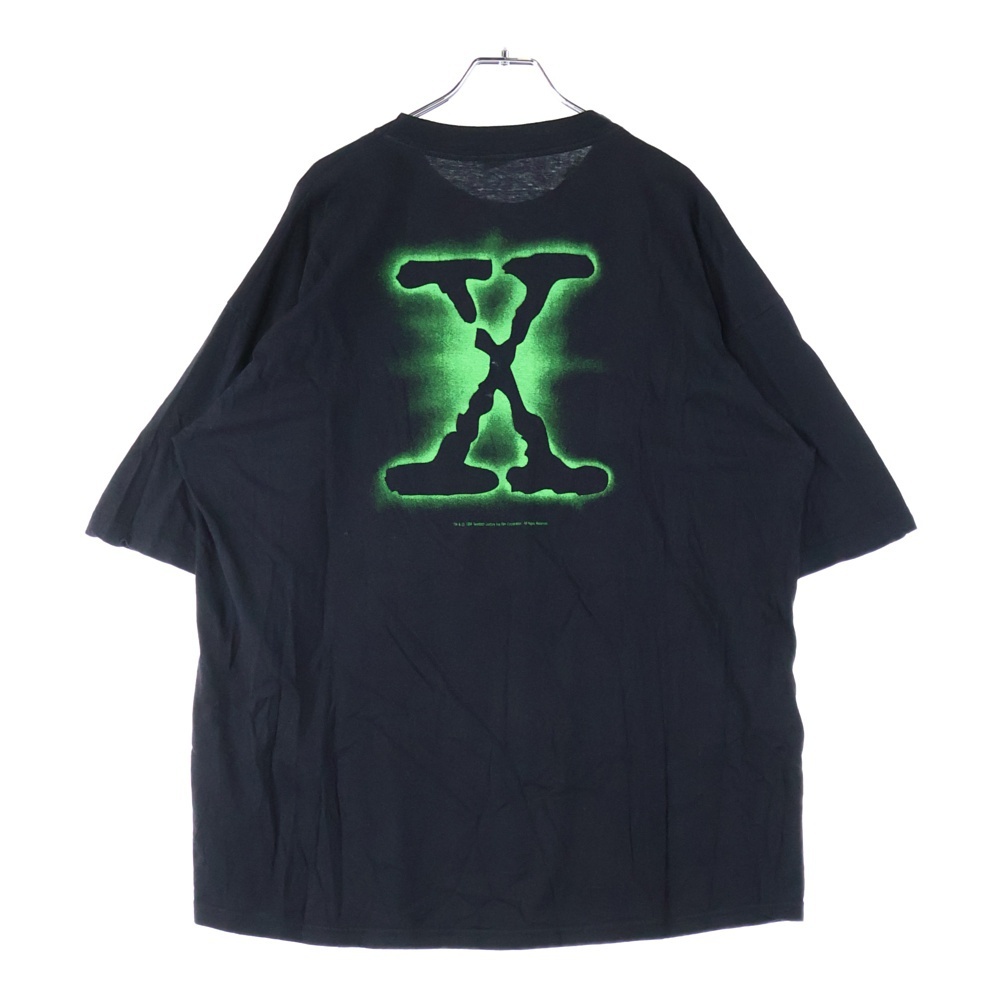 VINTAGE ヴィンテージ 00s X-FILES The Truth Is Out There エックスファイル 両面プリント 半袖Tシャツ ブラック拍卖
