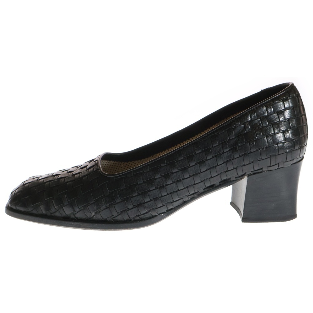 COLE HAAN コール ハーン KRISTINA レザー ハイヒールパンプス サンダル ブラック F6896拍卖