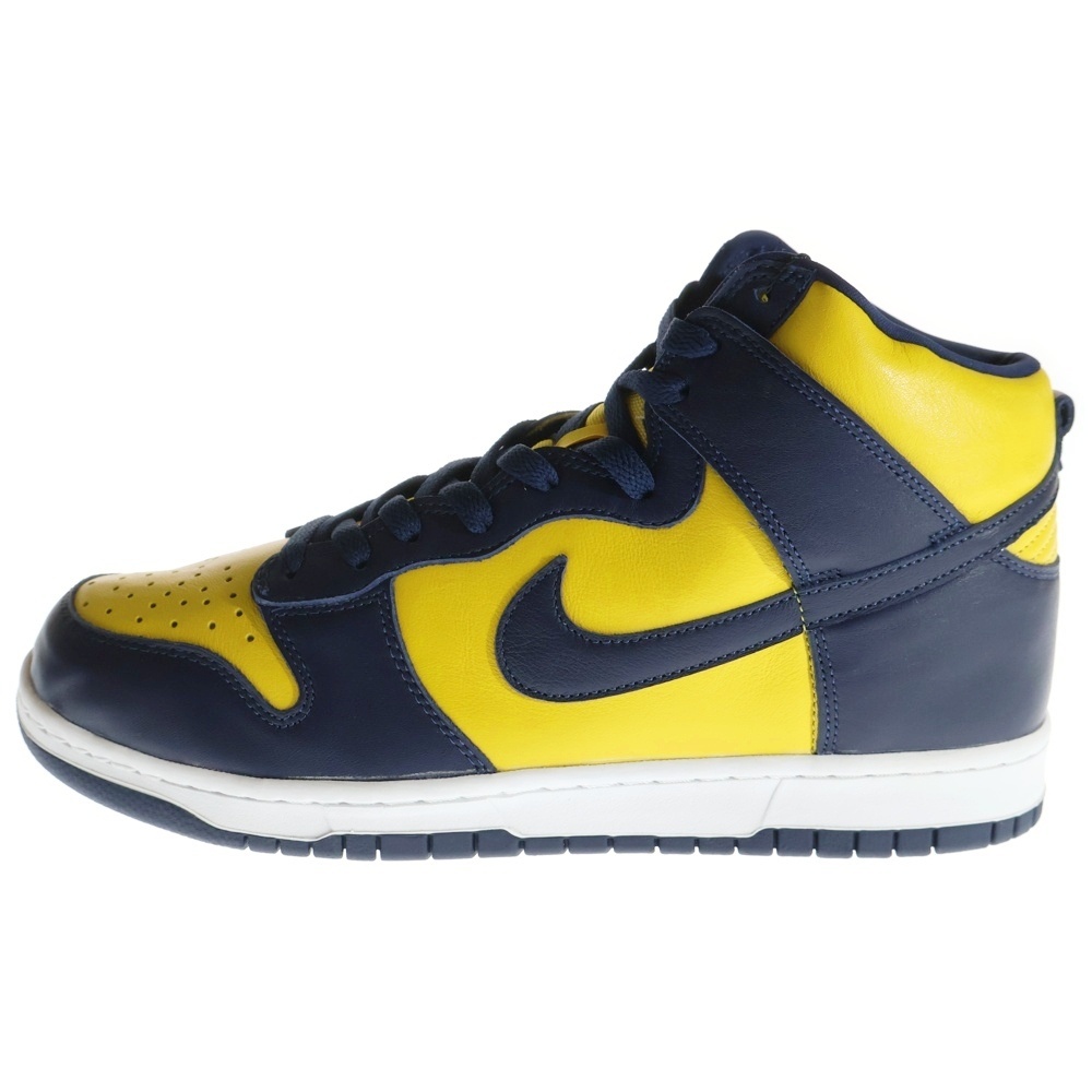 NIKE ナイキ DUNK HIGH SP MICHIGAN ダンク ミシガン ハイカットスニーカー イエロー/ネイビー US11.5/29.5cm CZ8149-700拍卖