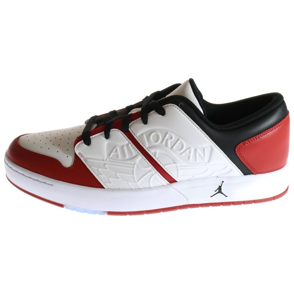 NIKE ナイキ JORDAN NU RETRO LOW ジョーダン ニュー レトロ ローカットスニーカー ホワイト/レッド US12/30cm DV5141-611拍卖
