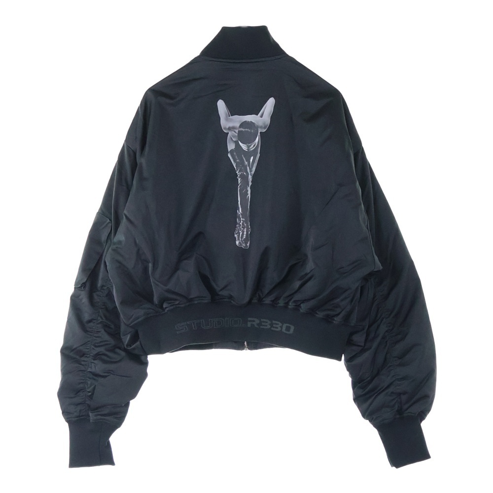 STUDIO R330 ステュディオアールスリーサーティー リバーシブルショートボンバージャケット MA1ジャケット R330-59JK拍卖