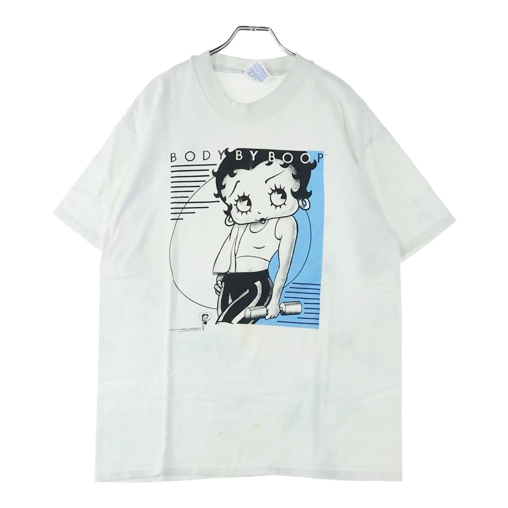 VINTAGE ヴィンテージ 90s BETTY BOOP ベティ Tシャツ 半袖カットソー ホワイト拍卖
