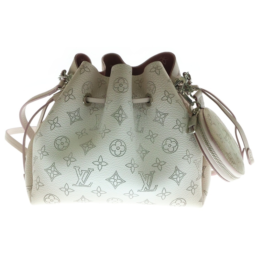 ルイヴィトン マヒナ ベラ グラデーション 2WAYバッグ ハンドバッグ ショルダーバッグ レザー シルバー金具 ホワイト×ピンク M59939拍卖