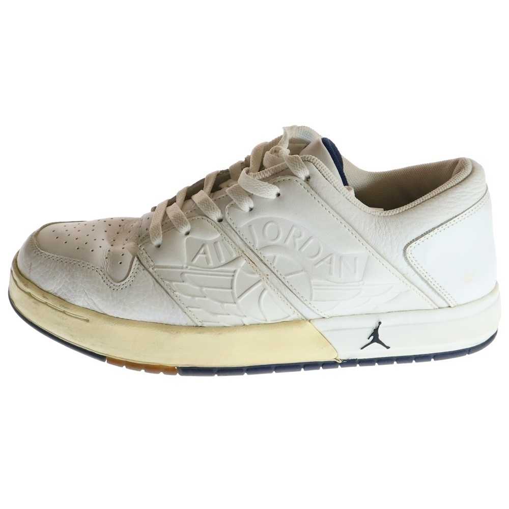 NIKE ナイキ 【観賞用2002年製】 NU RETRO AIR JORDAN 1 LOW エアジョーダン1 ローカットスニーカー ホワイト US10/28cm 302371-011拍卖