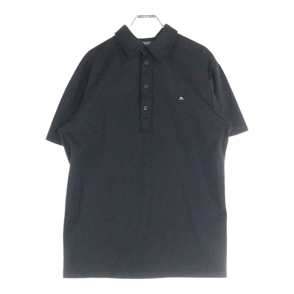 J.LINDEBERG ジェイリンドバーグ レギュラーフィット 半袖ポロシャツ ブラック拍卖