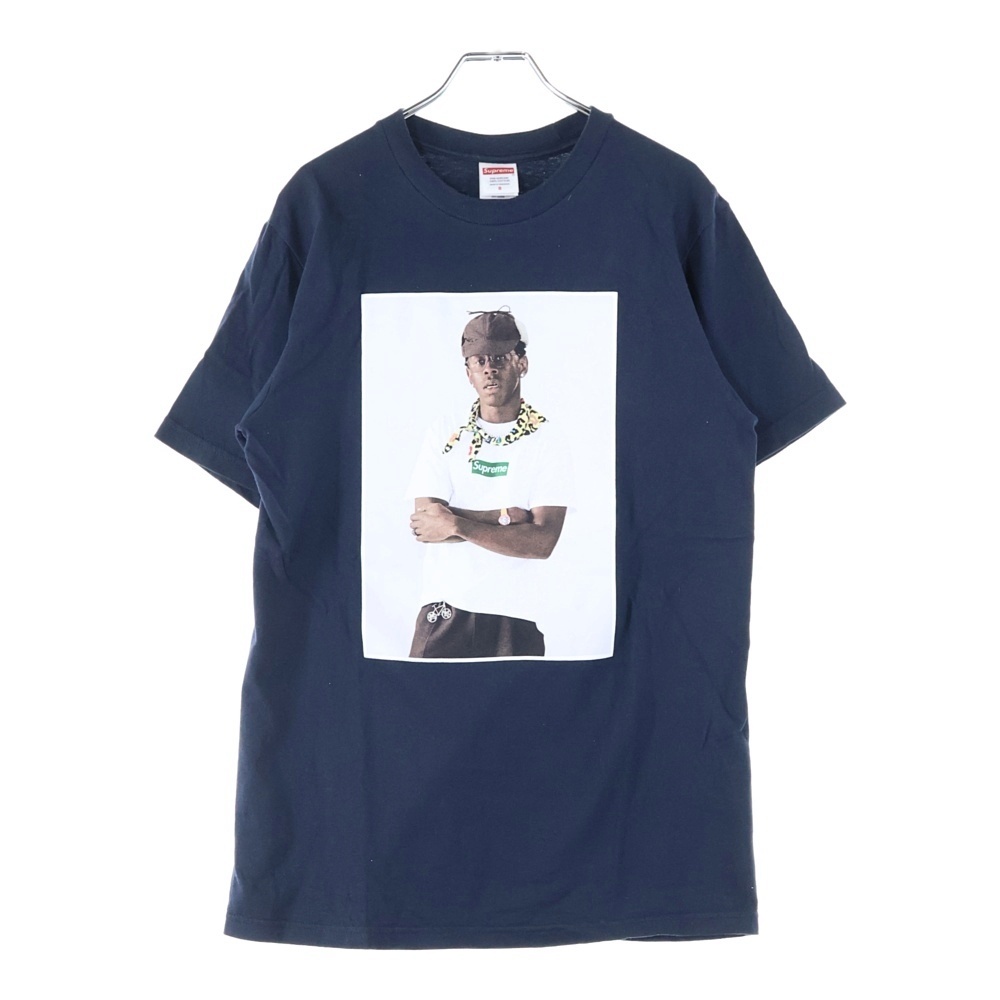 シュプリーム 24AW Tyler The Creator Tee タイラー・ザ・クリエイター フォトプリント クルーネック 半袖Tシャツ カットソー ブラック拍卖