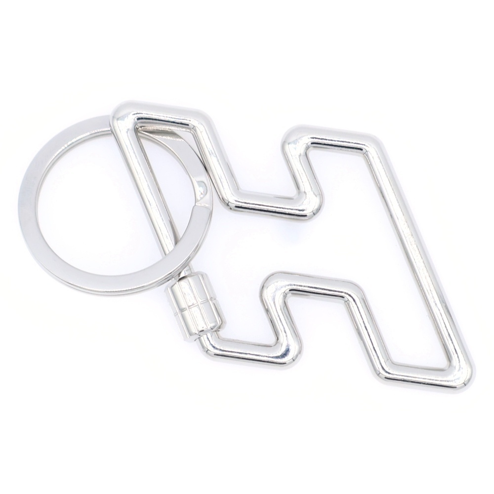 HERMES エルメス Hトゥスピード SV キーホルダー キーリング キーホルダー バッグチャーム シルバー拍卖