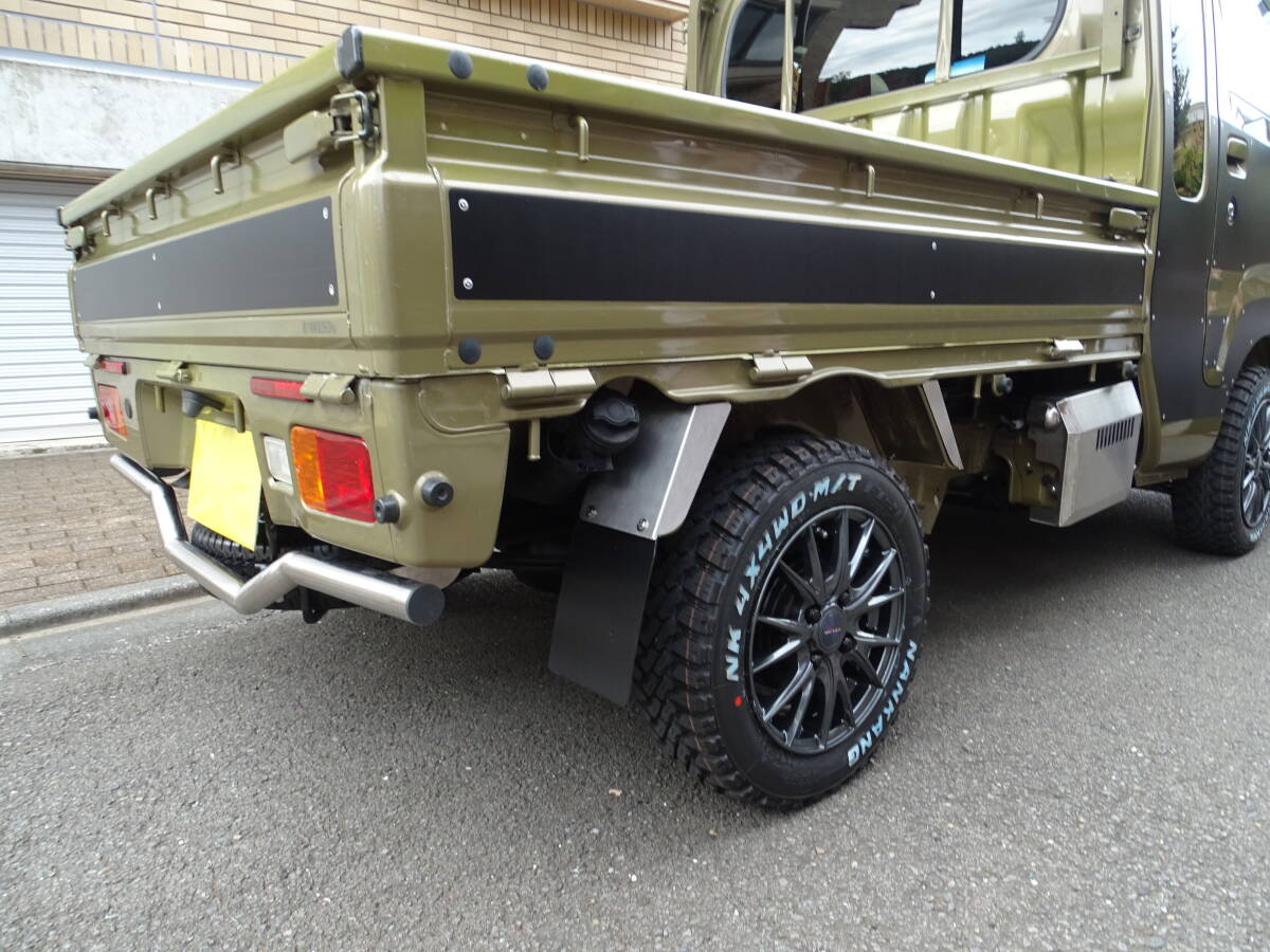 説明動画付 ハイゼットトラック ジャンボ S500 S510P 前期後期共通 ステンレス リアバンパーガード パイプ アンダー クロカン ピックアップ拍卖