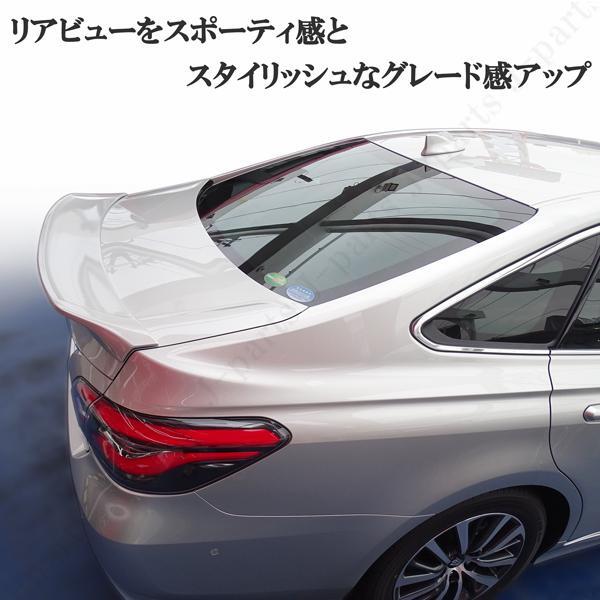 製造工場動画付 クラウン 220系 TRD仕様 クラウンハイブリッド AZSH20 AZSH21 GWS224 リア トランクスポイラー プレシャスシルバー 1J6拍卖