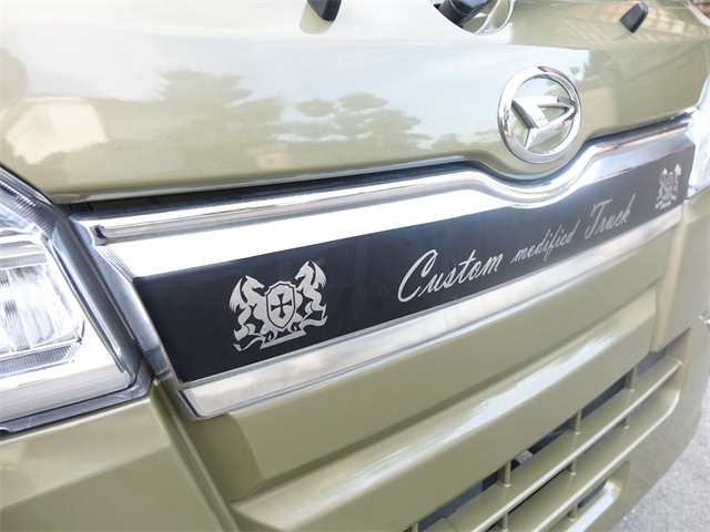 動画付き ハイゼットトラック ハイゼットジャンボ S500 S510P 前期専用 グリル デカール ステッカー Custom modified truck 貼り付け装着拍卖