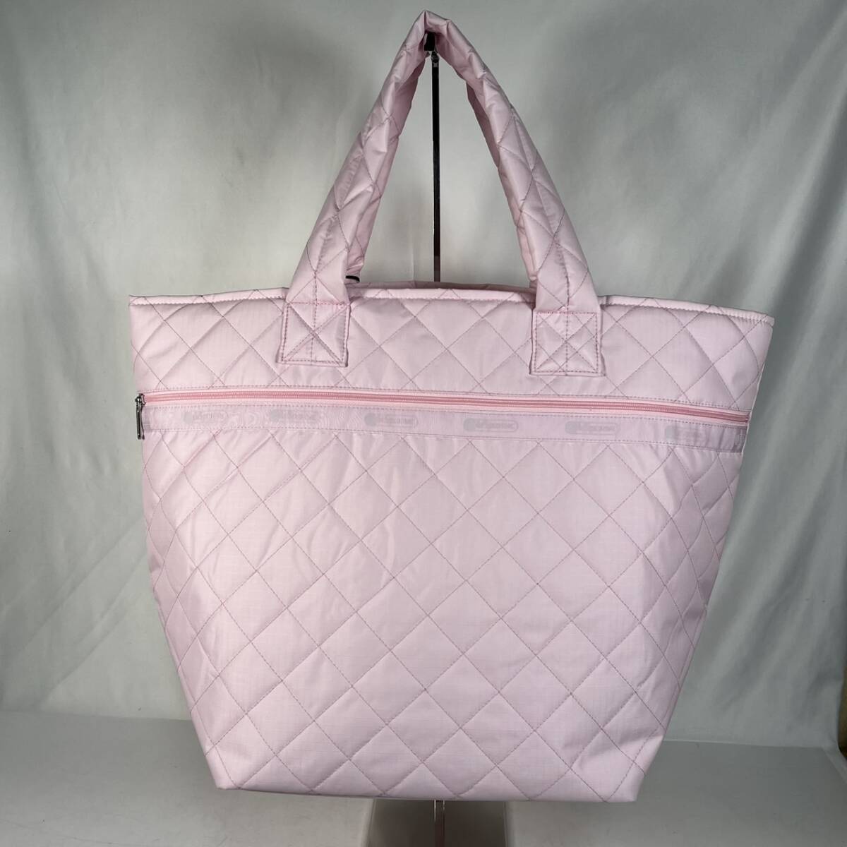 タグ付き未使用品 LeSportsac レスポートサック トートバッグ 神崎恵コラボ Lサイズ ラージトート マシュマロピンク T7I2701 拍卖