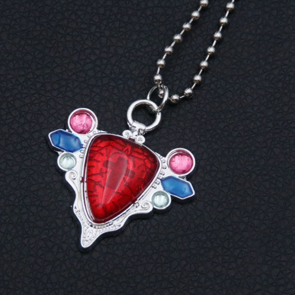 ★送料無料★ジョジョの奇妙な冒険 第2部 エイジャの赤石 アクセサリー ペンダント ネックレス コスプレ 衣装 ジョゼフ リサリサ拍卖