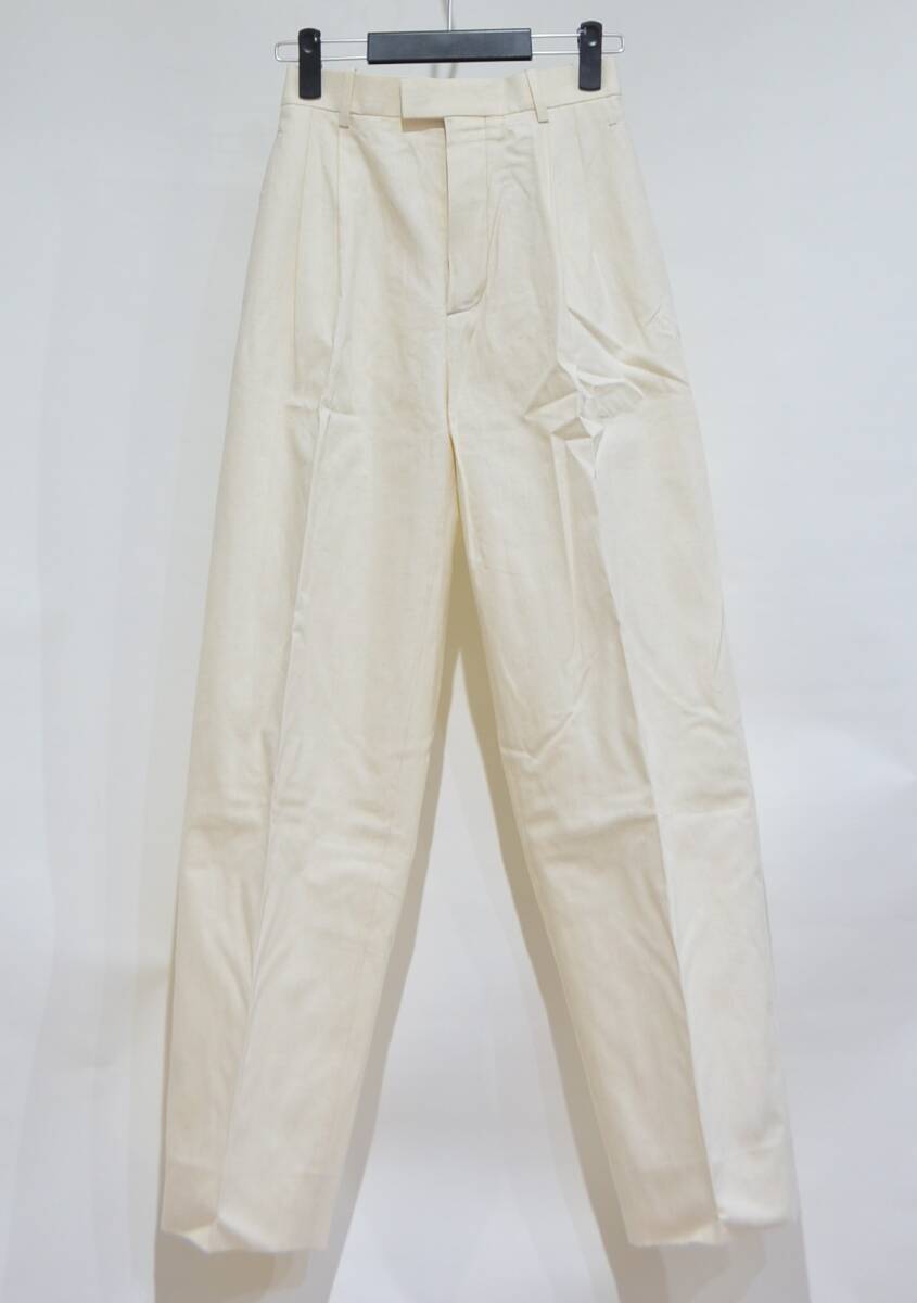 Bottega Veneta ボッテガ ヴェネタ ヘンプコットンパンツ ホワイト 34 Y-31683B拍卖
