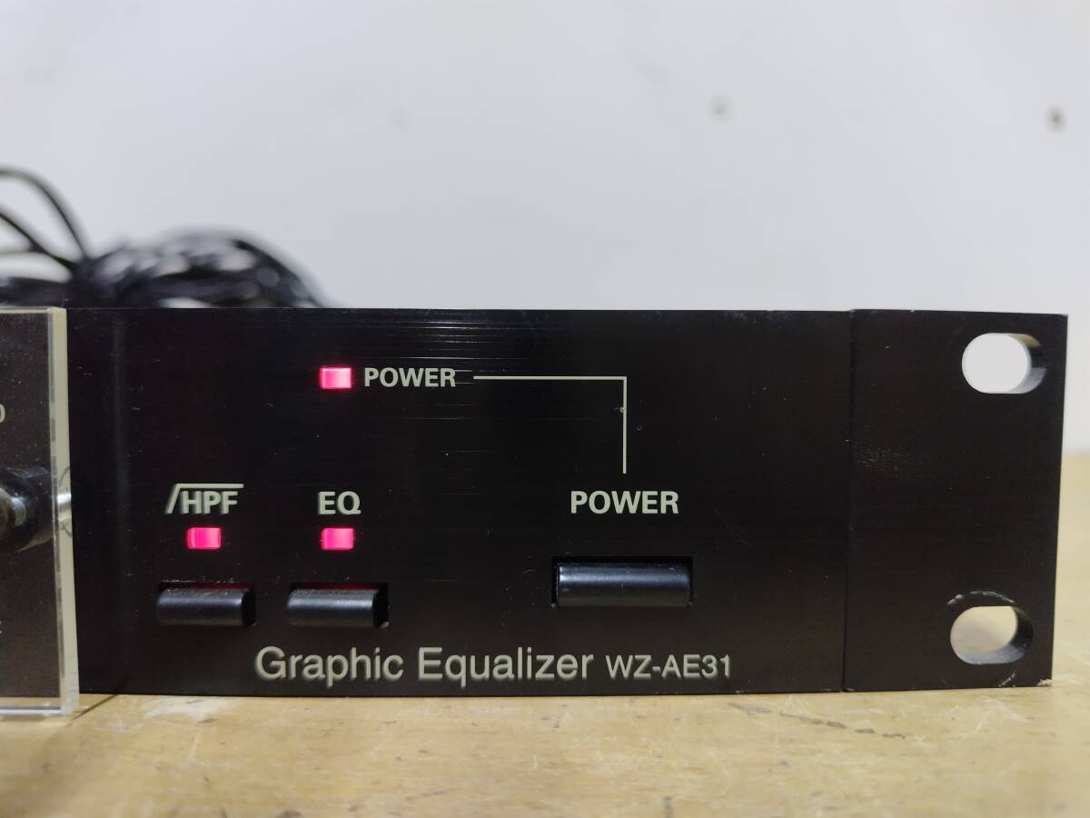 定価¥65000 Panasonic RAMSA WZ-AE31 グラフィックイコライザー① 取説付き 検)オーディオ機器 音響機器 PA機器拍卖