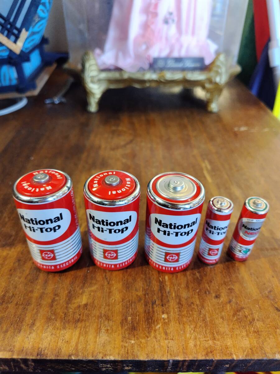 昭和レトロ 松下電器産業 National ナショナル Hi-Top乾電池 2個セット拍卖
