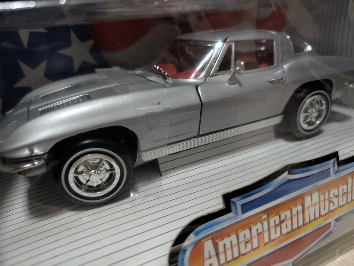 レア!! 絶版!! ERTL 1/18 1963 シボレー・コルベット・スティングレー拍卖