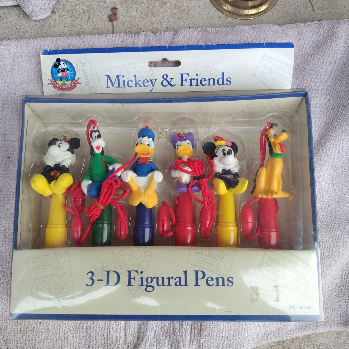 日本未発売 年代物 ディズニー 3-D Figural Pens 拍卖