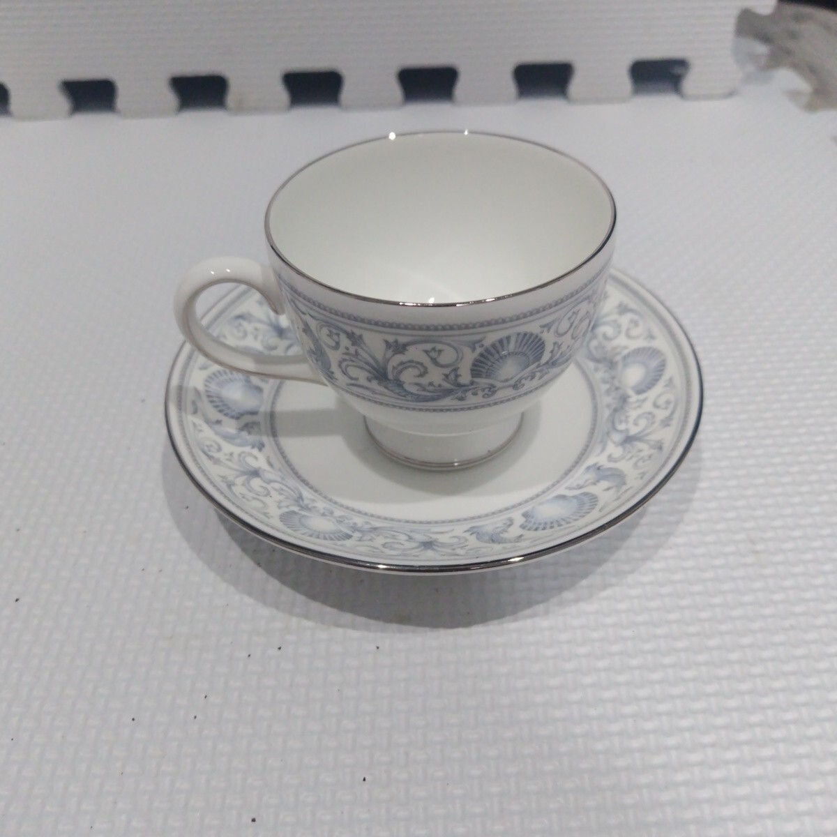 ウエッジウッド ドルフィン ホワイト カップ&ソーサー WEDGWOOD拍卖