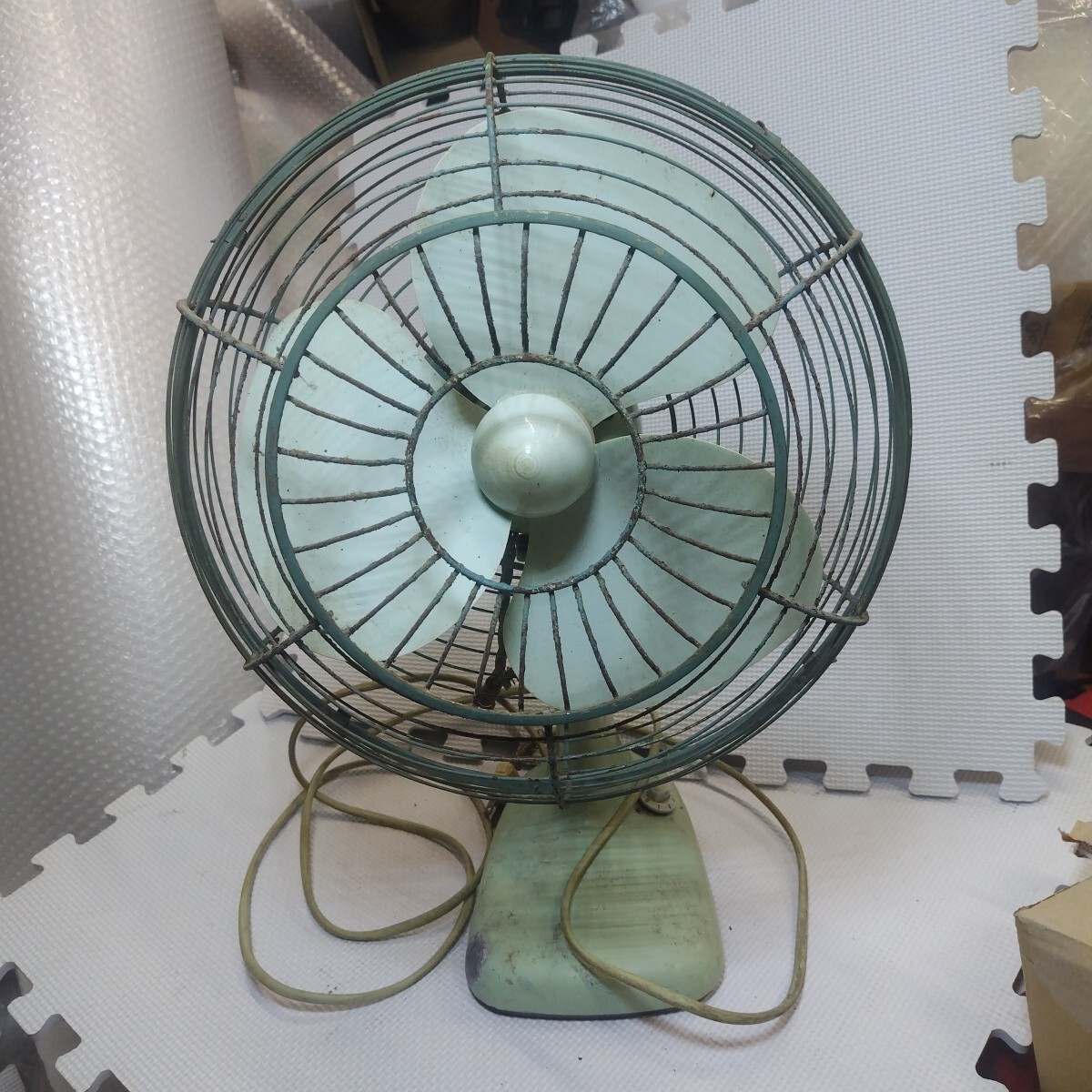 実動 当時物 扇風機 三菱電機 NATIONAL アンティーク レトロ ビンテージ拍卖