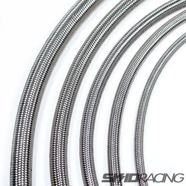 超高品質 AN4 ステン メッシュホース 1m~切り売り SKID RACING 柔軟 耐圧 オイルクーラー 燃料 エンジンオイル スキッドレーシング :63 A1拍卖