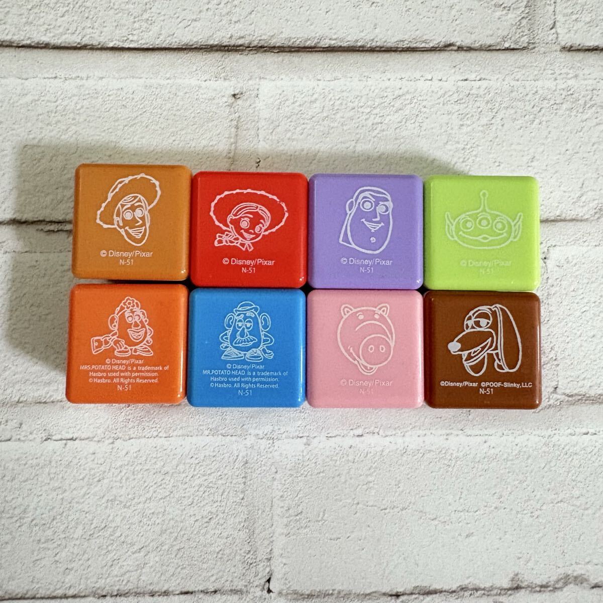 送料無料★3COINS スリーコインズ トイストーリー スタンプ 8個セット拍卖