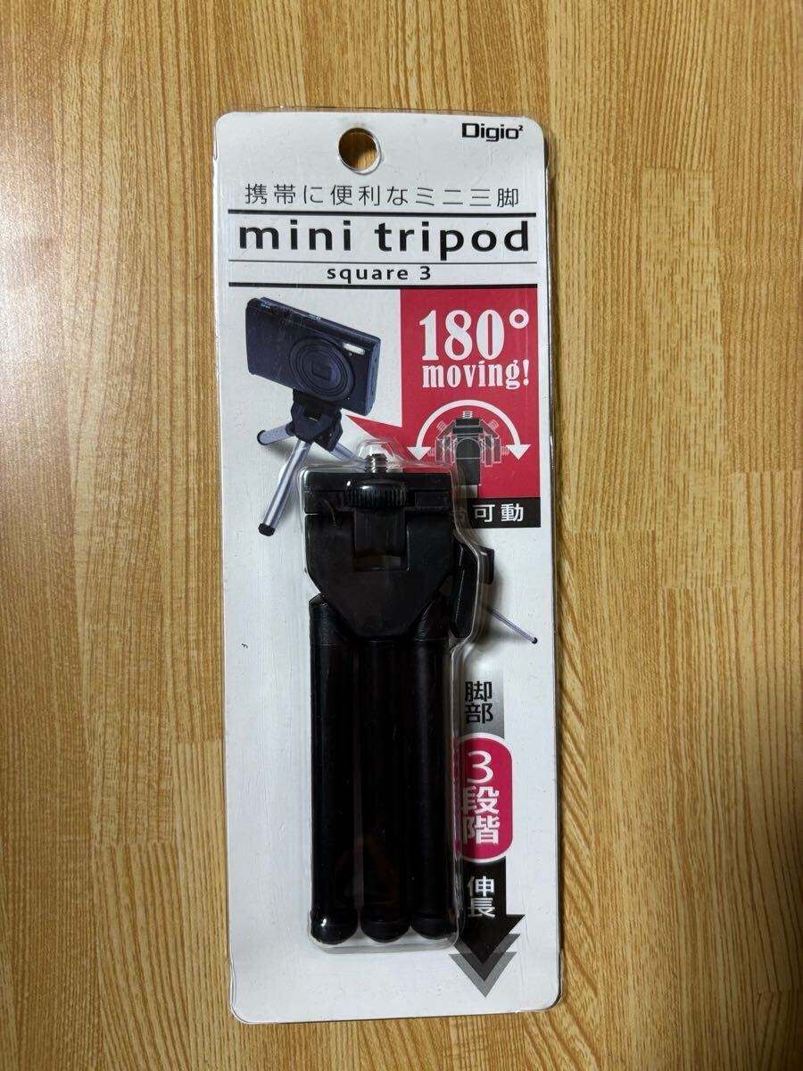 mini tripod square3 ナカバヤシ DCA-107BK ミニ三脚 Digio2 スクエア3拍卖
