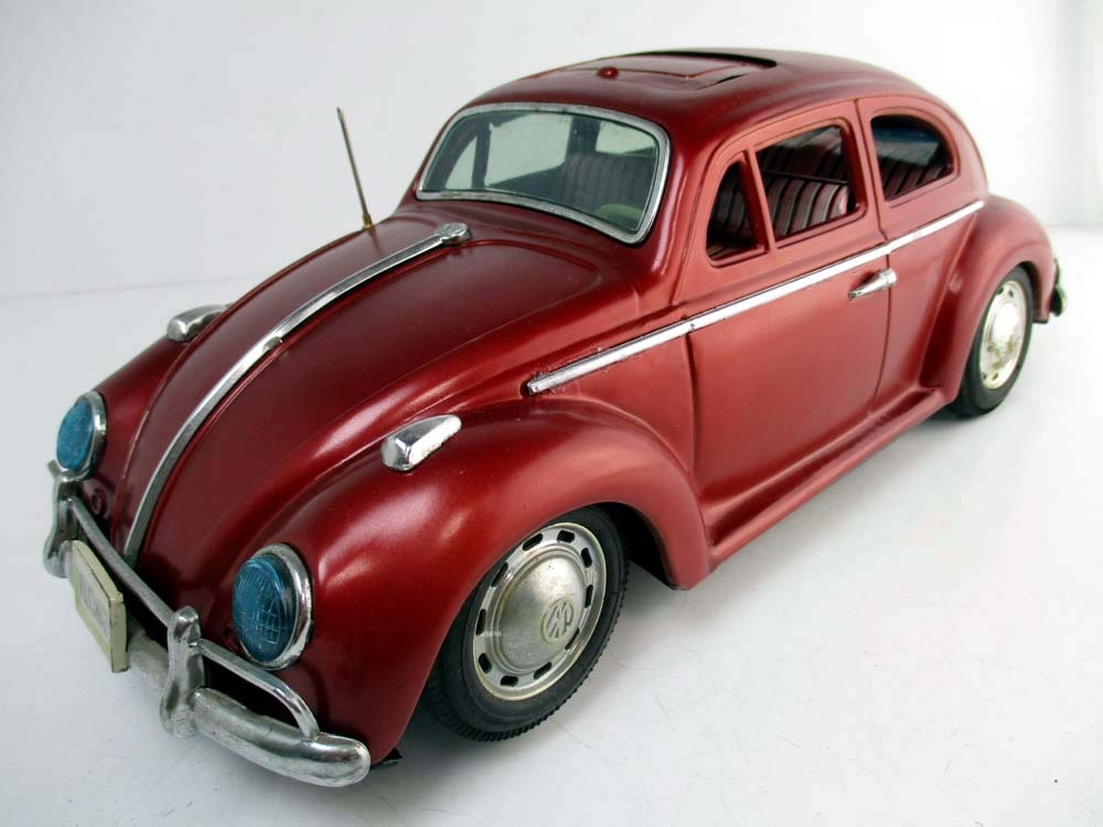 バンダイ1960年代製 迫力大型VW 完動ほぼ美品 長さ約38cm拍卖