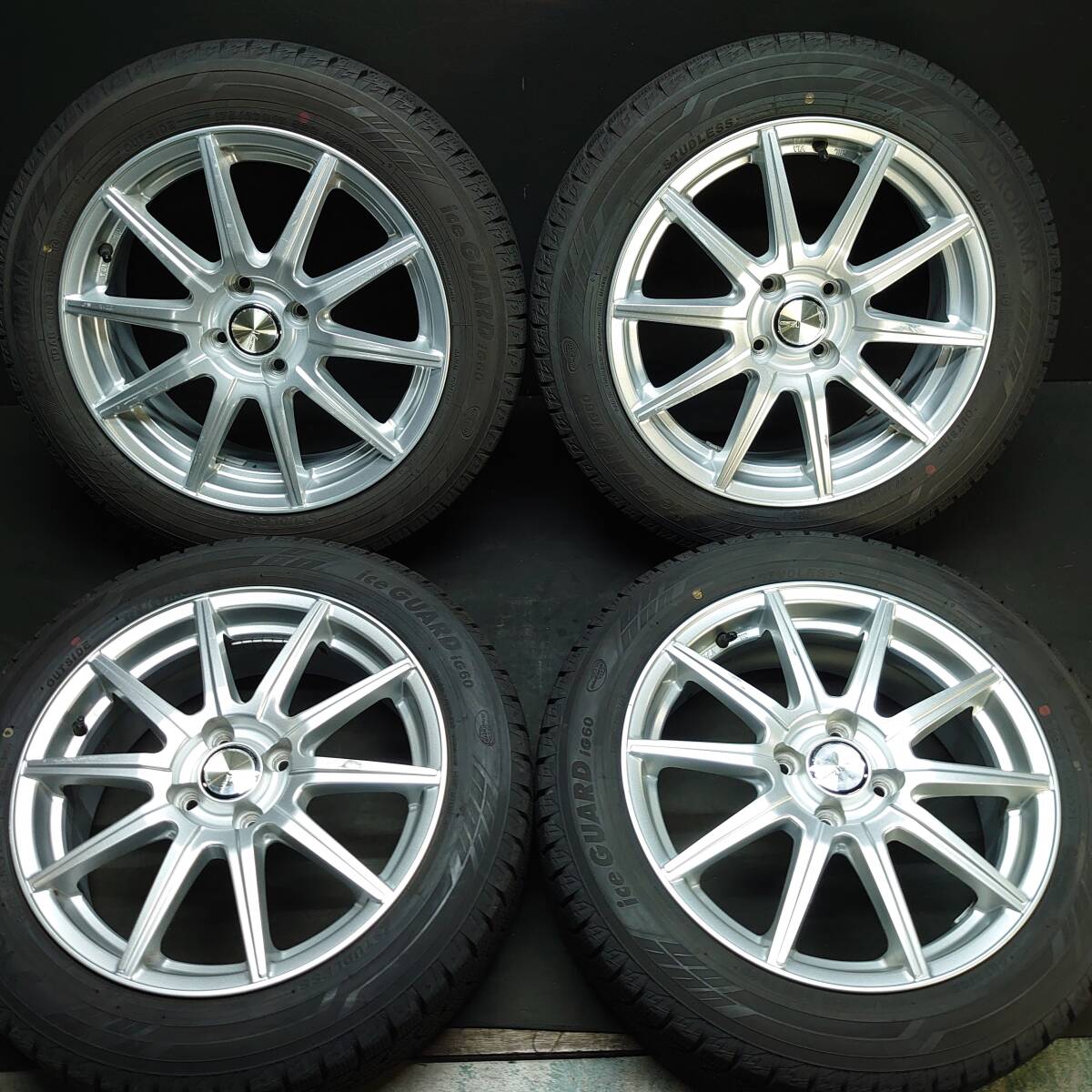 ★☆ 社外アルミ ヨコハマ 175/60R16 アクア ラクティス PCD100/+43 #24743 ☆★拍卖