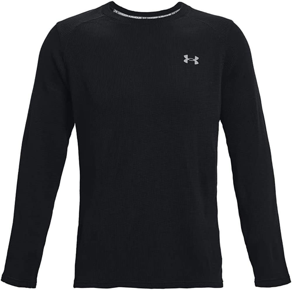 残り僅か! 正規品 本物 新品 アンダーアーマー ワッフル マックス クルー UNDER ARMOUR ワイルド クール! レアモデル 男の ブラック MD ( L拍卖