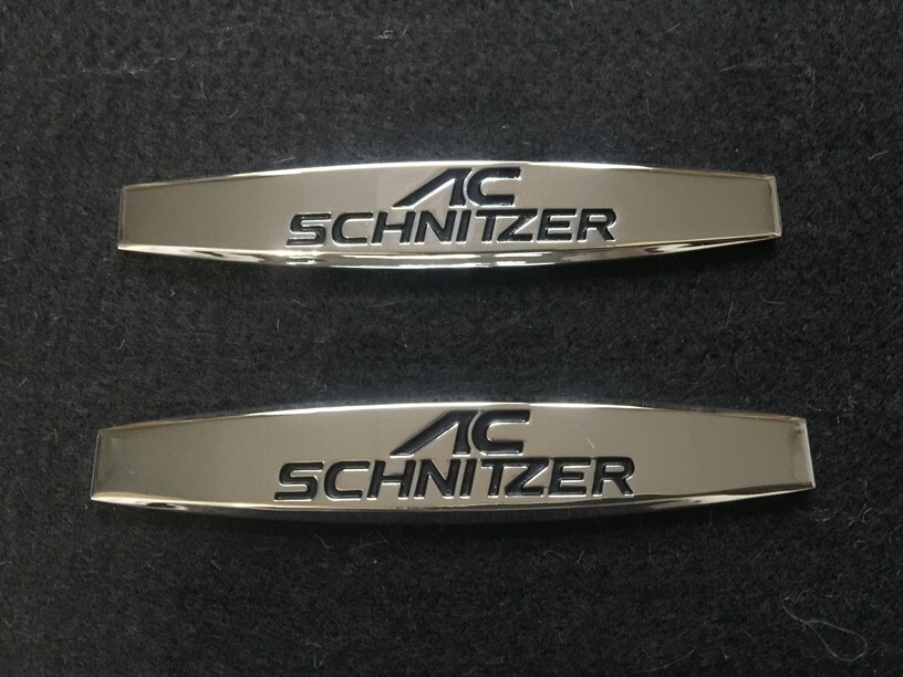 AC SCHNITZER 36番 ステッカー エンブレム スクラッチを隠す 自動車 外装 ステンレススチール材質 2個セット拍卖