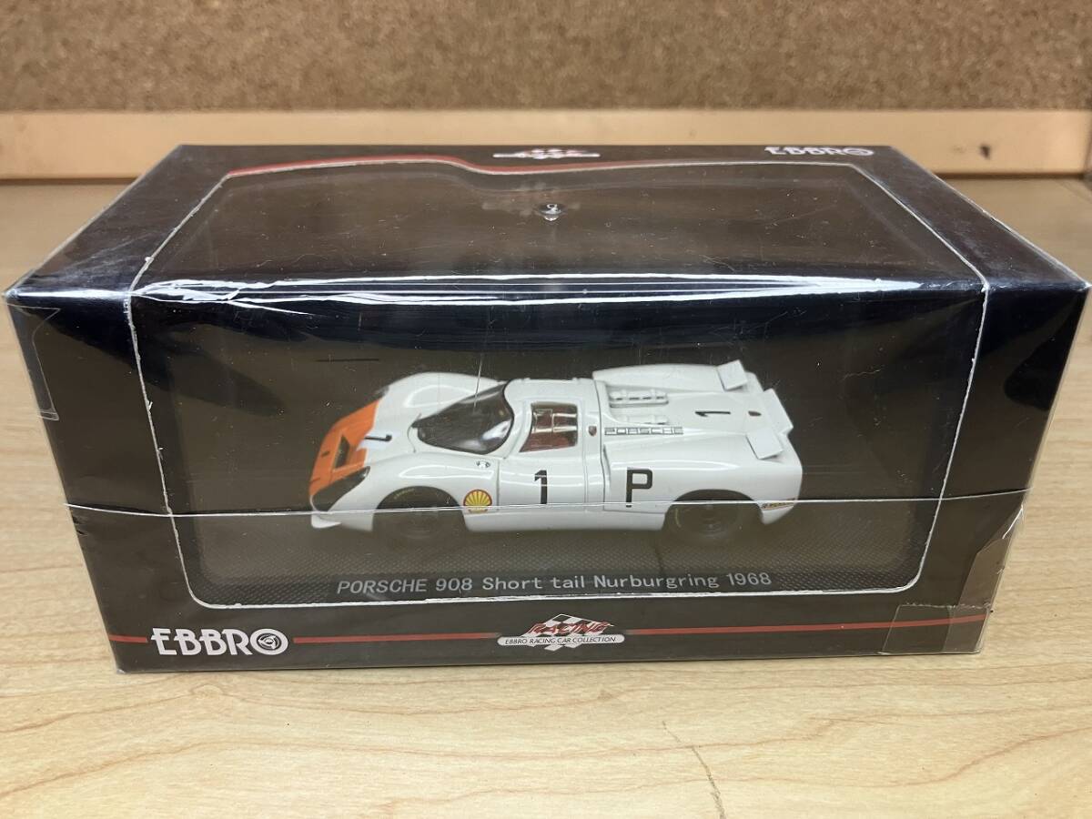 【未開封品】エブロ 1/43 ポルシェ 908 ショートテール #1 ニュルブルクリンク 1968 ミニカー拍卖