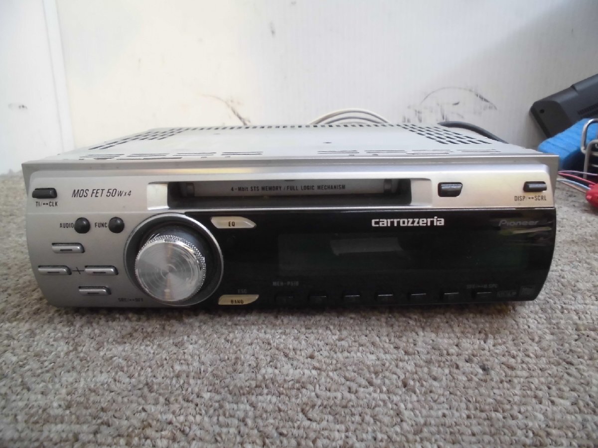 ☆ トヨタ・ダイハツ純正OP カロッツェリア 1DIN メインユニット MEH-P510zz MD/チューナー 250901 ☆拍卖