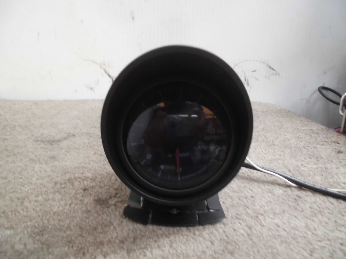 ☆ オートゲージ Autogage タコメーター 形式不明 外径 約73㎜ イルミネーション点灯/ゲージ動作確認 250916 ☆拍卖