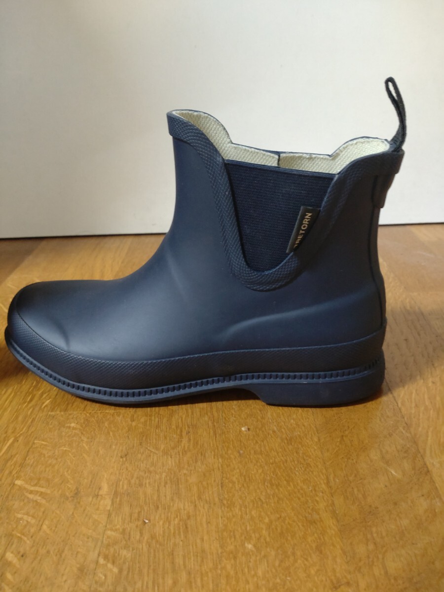 TRETORN サイドゴアブーツ レインシューズ EU36 23cm ネイビー拍卖