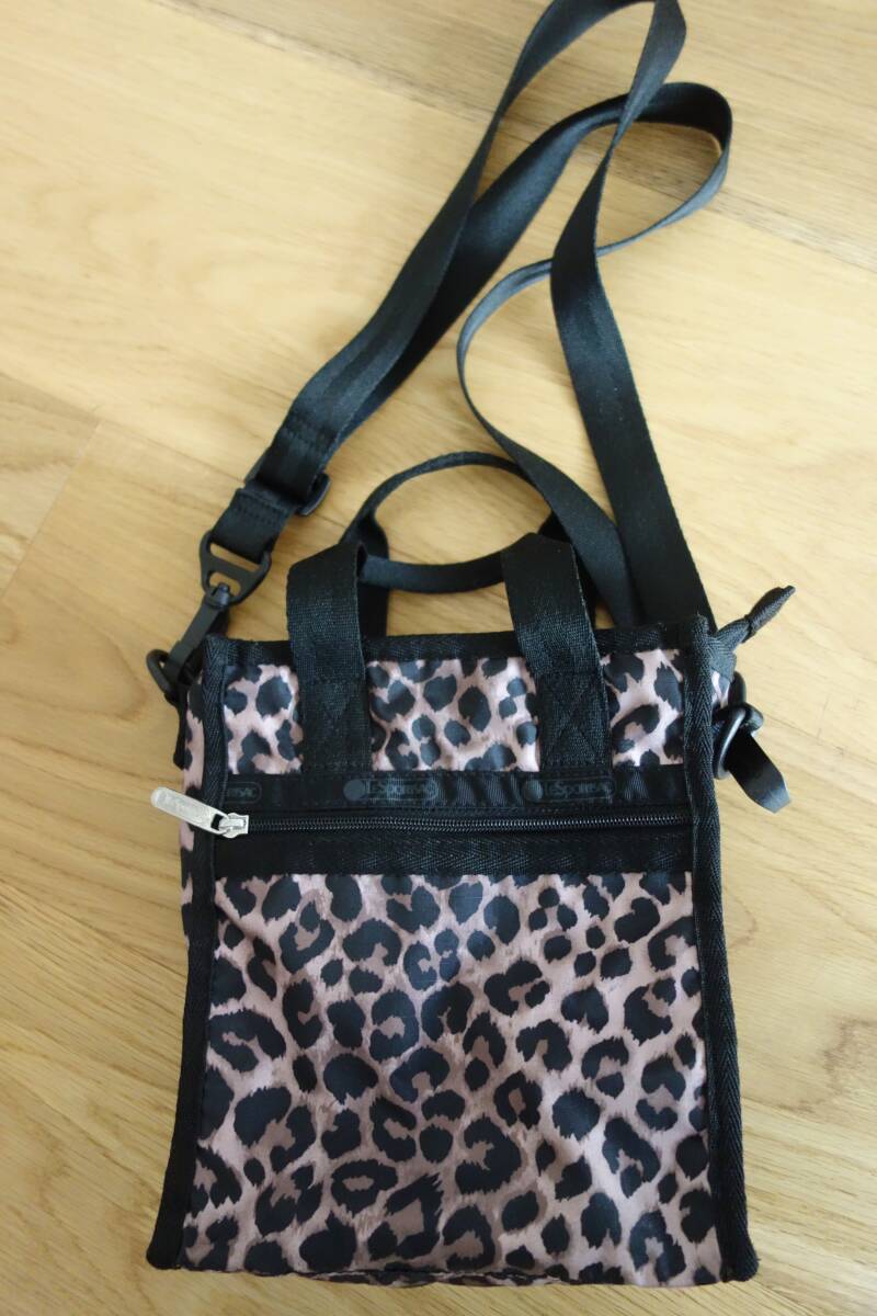 レスポートサック クロスボディバッグ MINI N/S TOTE ショルダーバッグ ハンドバッグ 2WAY レオパード ヒョウ柄 アニマル レスポ ミニ拍卖