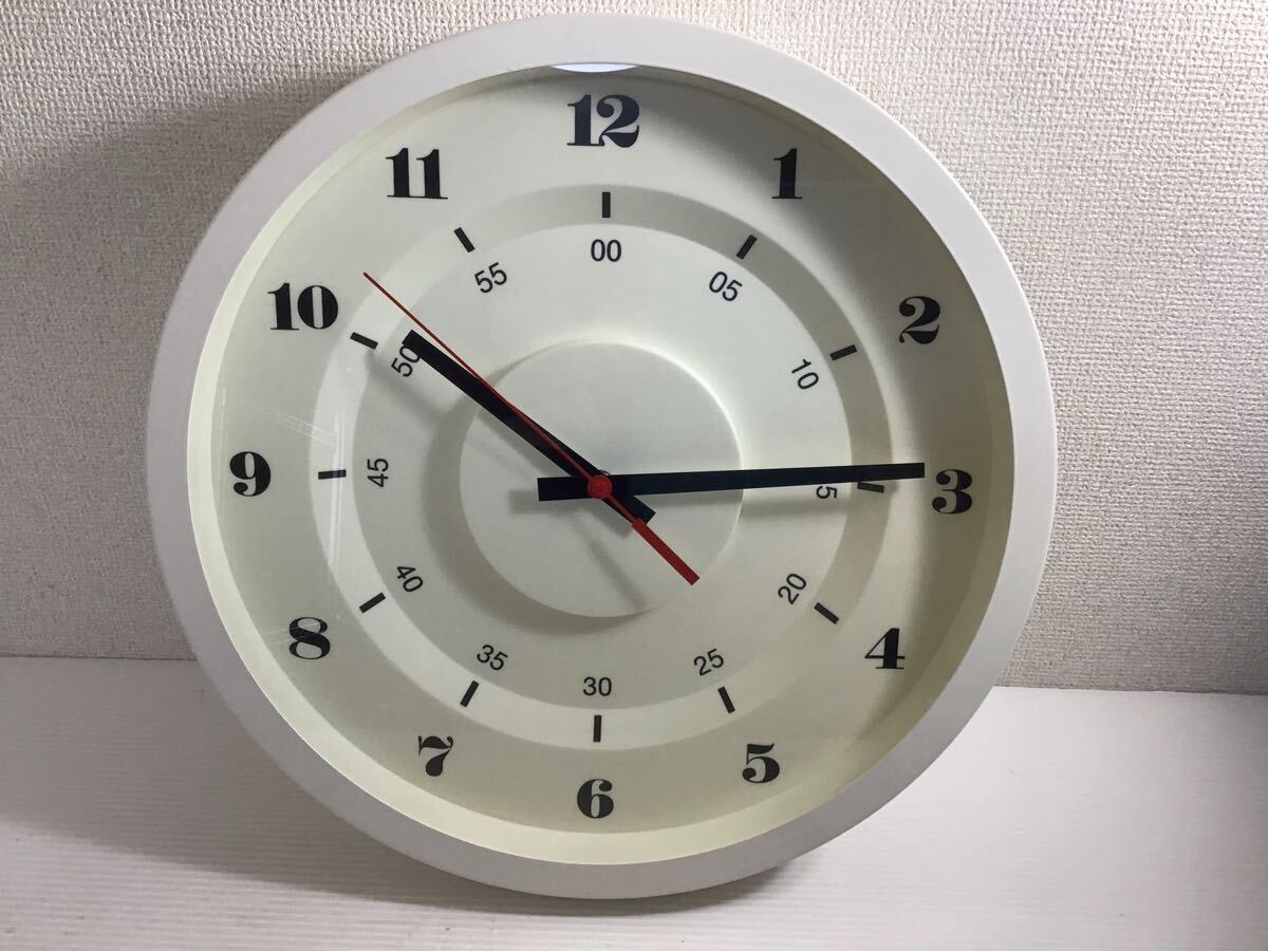 大型 掛け時計 SKRILLA ウォールロック 直径45cm ホワイト 動作品 インテリア 壁掛け スクリッラ 丸型 IKEA拍卖