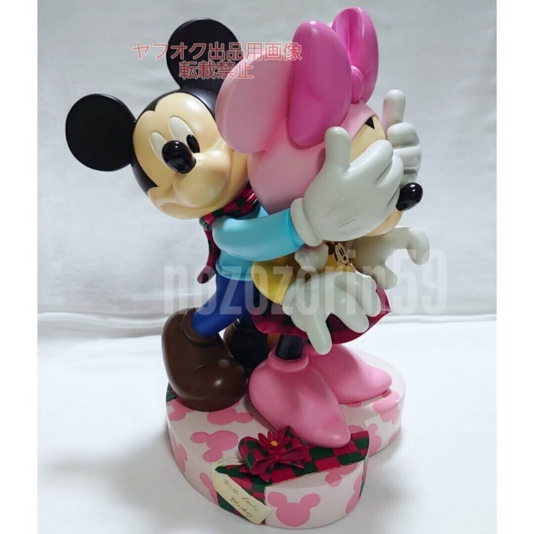 【レア☆販売終了品☆】ミッキー ミニー フィギュア ディズニーストア ビッグフィギュア バレンタイン拍卖