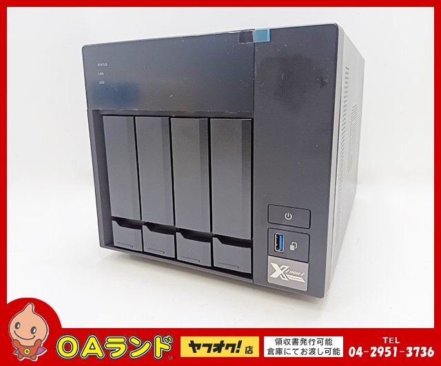 【ALEXON(アレクソン)】NAS / QNAP / 最新ファームウェアUP済 / TS-473 / CPU:AMD Embedded Rシリーズ RX-421ND / メモリ:8GB拍卖