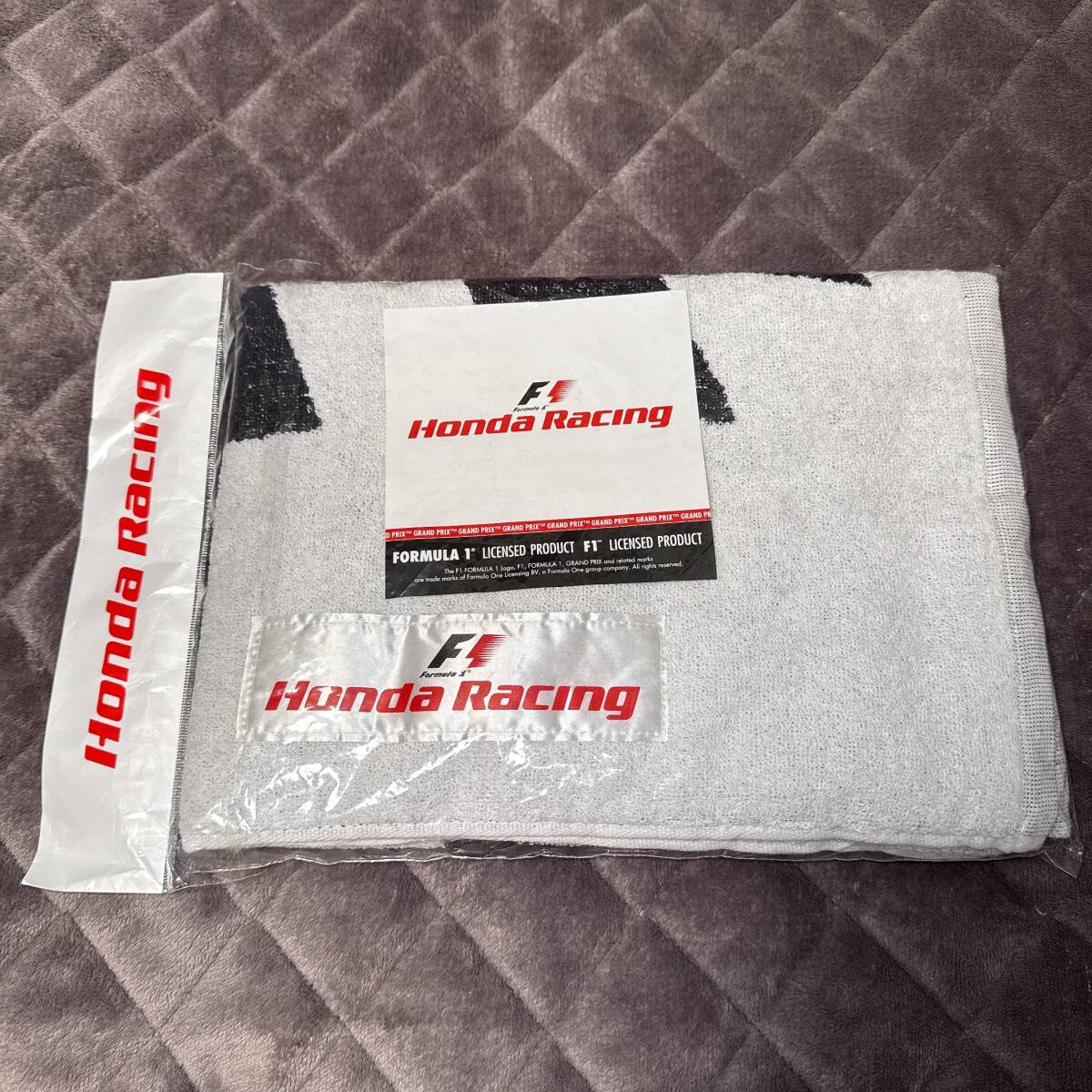 【新品未開封品】 Honda Racing F1 オリジナル バスタオル ホンダ クルマ お出かけ 旅行 温泉 サーキット 自動車拍卖