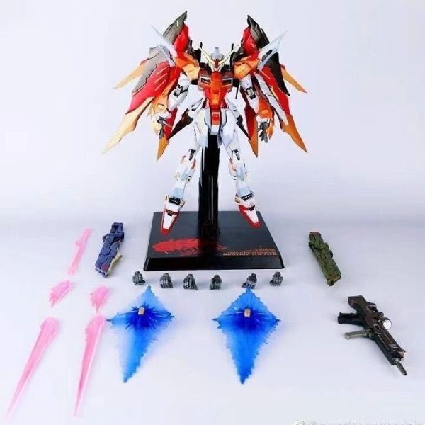 【樹人模型/SR モデル】1/100 デスティニーガンダム (ハイネ機) 非メタルビルド 光の翼付き 合金 可動フィギュア拍卖