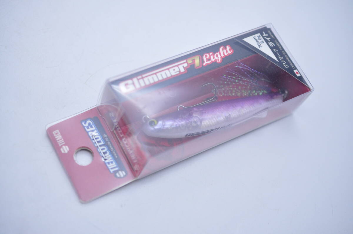 ティムコ グリマー7ライト 70mm 5g Tiemco Glimmer 7 Light SFナチュラルワカサギ 未使用品拍卖