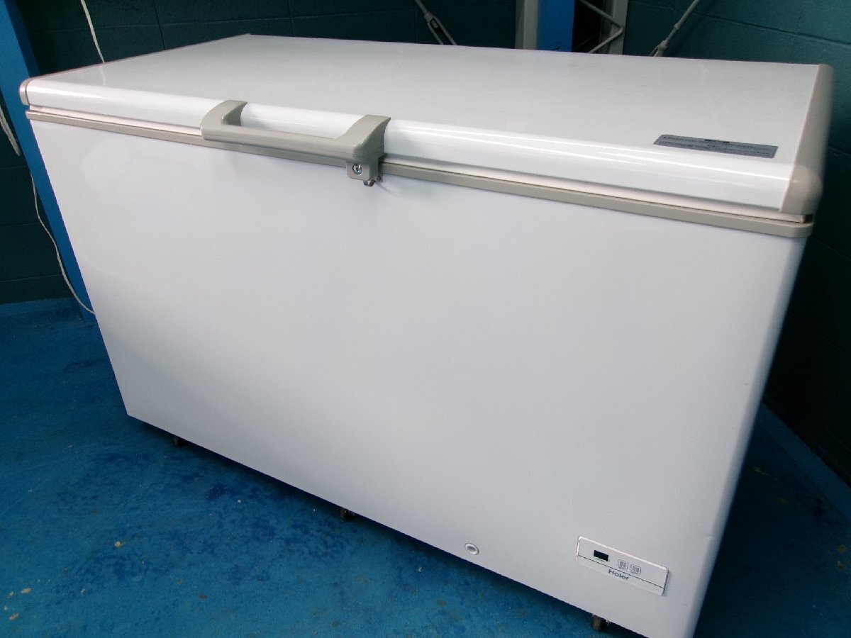 043 冷凍庫 冷凍ストッカー ハイアール JF-MNC429A 幅1410x745 429リットル 厨房 業務用 店舗 中古 和歌山 2021年製拍卖