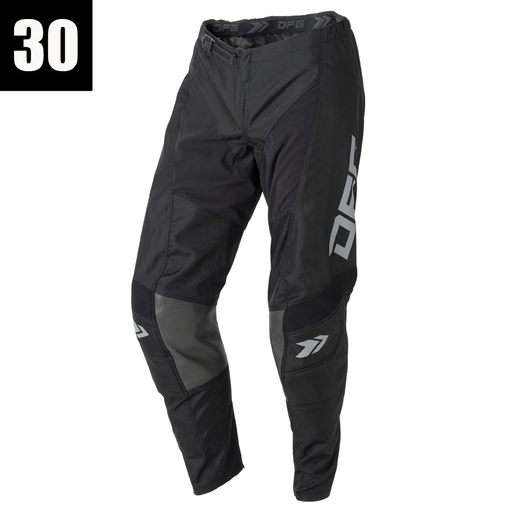 【上下セット購入で送料無料】DFG ソリッドパンツ ブラックグレー /30サイズ(ウエスト72cm前後)【コスパ抜群】拍卖