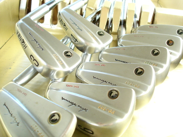 本間ゴルフ◆◆ 最高傑作 軟鉄鍛造 PP-727 TOUR MODEL MB FORGED 激レア~幻のマッスル!!!◆◆豪華8本組!!!拍卖