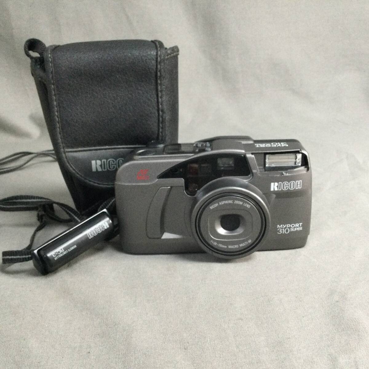 ▲ 9/1 295076 RICOH リコー MyPORT310SUPER フイルムカメラ f=38-110mm MACRO MULTI-AF used 現状品拍卖