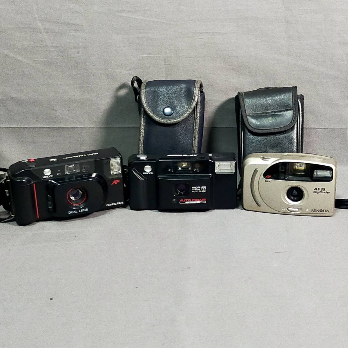 579/19 GJ71932 MILOLTA ミノルタ MAC-DUAL/AF-E/AF35 Big Finder フイルムカメラ 3点セット USED 現状品拍卖