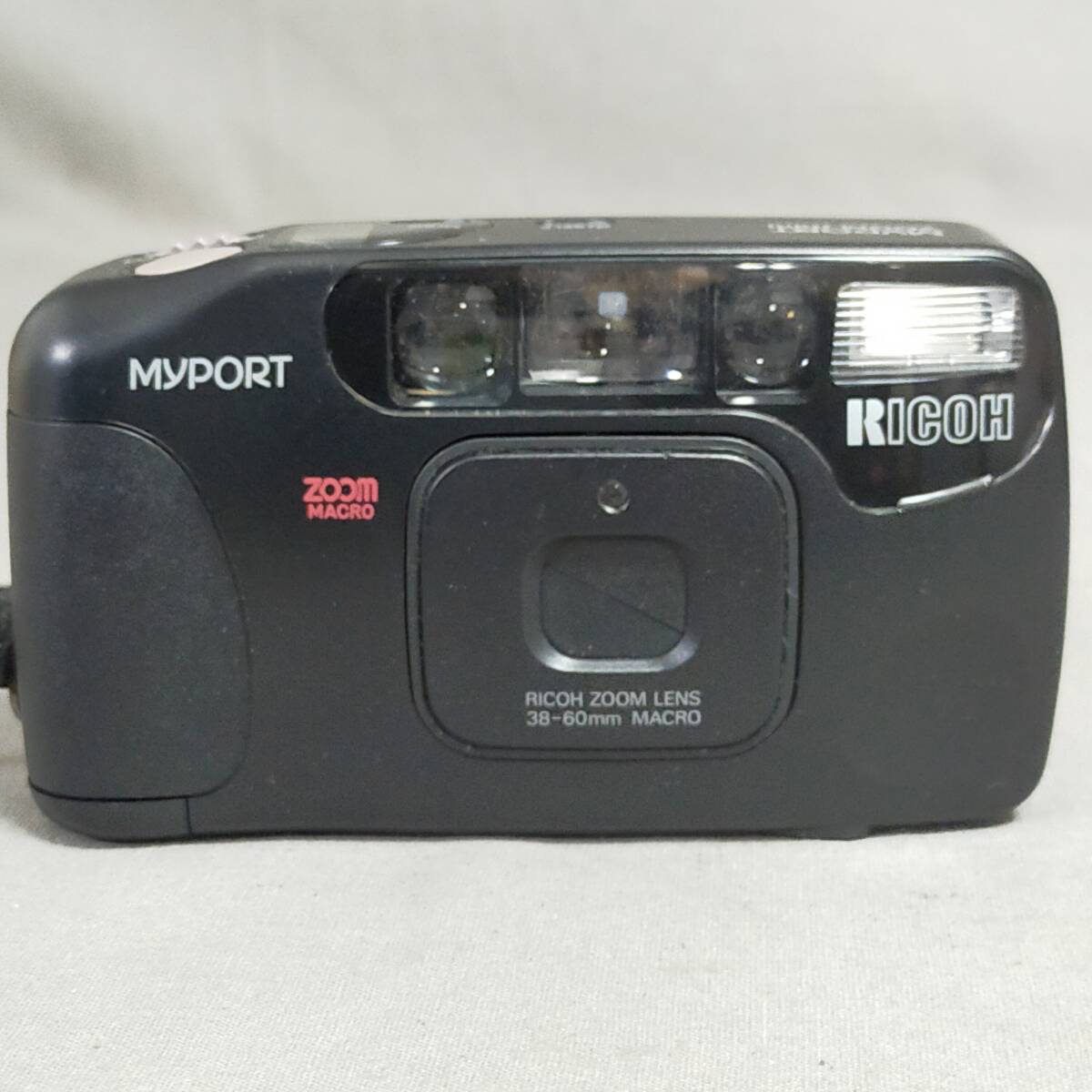 ● 9/24 295422 RICOH リコー MYPORT ZOOM mini フイルムカメラ 38-60mm MACRO used 現状品拍卖