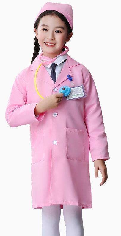 コスプレ キッズ用 子供用 ハロウィン お医者さん 看護婦 衣装 白衣 セット拍卖