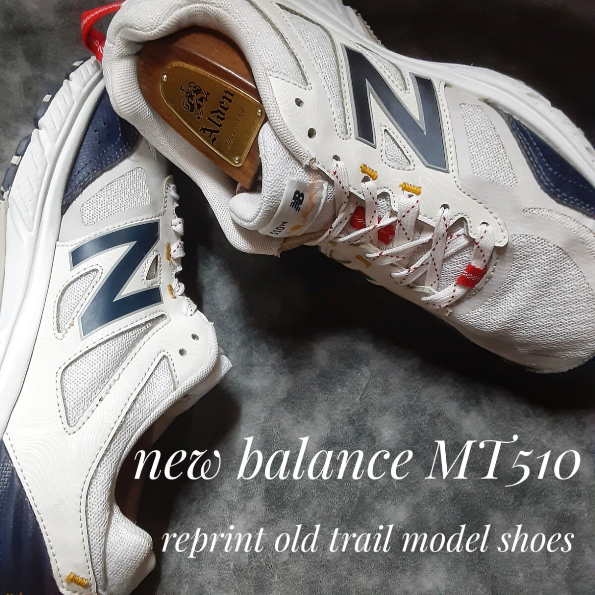 最値!定8795円!90's復刻!オールドトレイル!ヘリテージスタイル!ニューバランス MT510 スニーカー!生産終了!カレッジホワイト!白赤紺 26.5cm拍卖