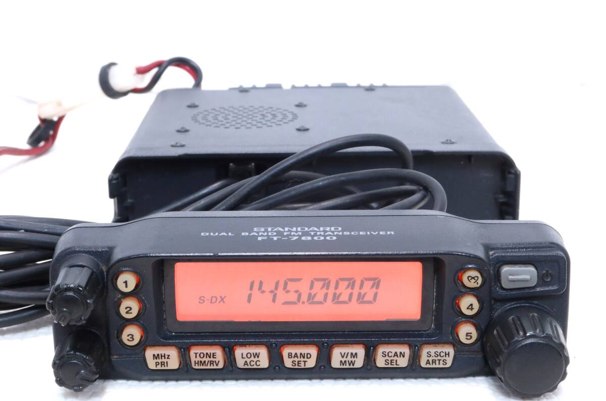 STANDARD FT-7800 20W 144/430 セパレート付き 新スプリアス適合拍卖